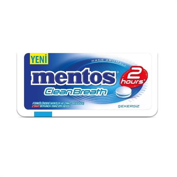 Mentos Clean Breath Nane Aromalı Şeker 21 gr