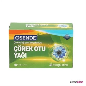 Osende Çörek Otu Yağı 30 Kapsül