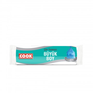 Cook Çöp Torbası Büyük Boy 65 x 80 cm 7 Adet Ekonomik
