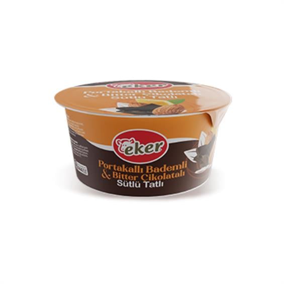 Eker Portakallı Bademli Bitter Çikolata 125 gr