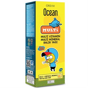Ocean Multi Ballı Portakal Konsantreli Şurup 150 ml