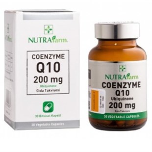 Nutrafarm Coenzyme Q-10 200 mg 30 Kapsül