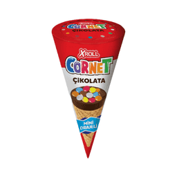 Xroll Krema Dolgulu Gofret Cornet 25 G