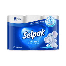 Selpak 3 Katlı Kağıt Havlu 6'lı