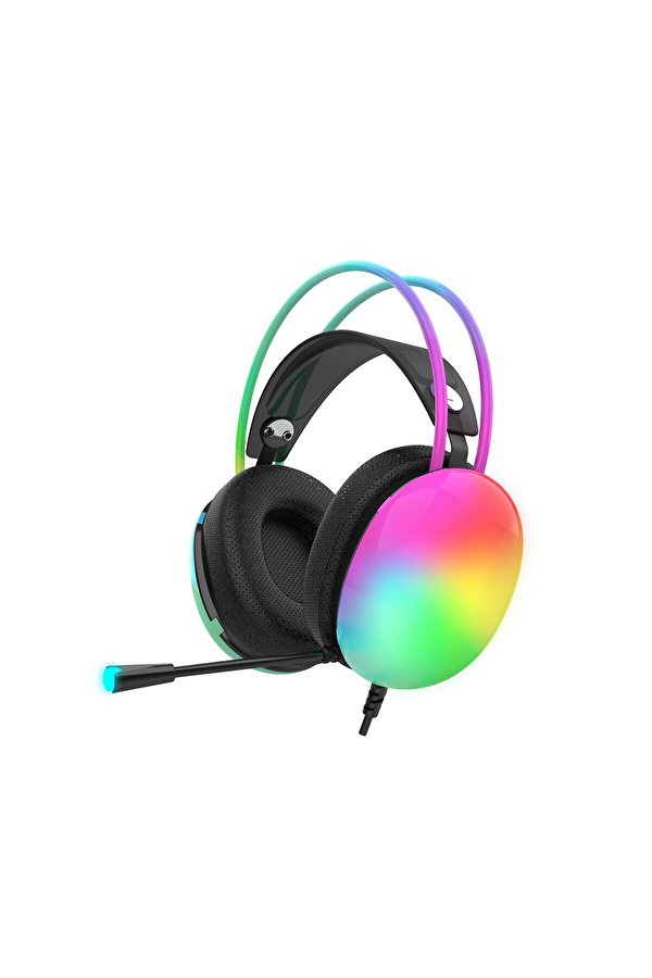 Inca Igk-X8S  Empousa Series 7.1 Surround Transparan Rgb Led  Effect Gamıng Headset