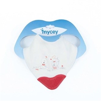 Mycey Diş Kaşıyıcılı Fular Önlük - Köpek Aşkı