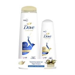 Dove Yıpranmış Saçlar İçin Yoğun Onarıcı Şampuan 400ml+200 ml Saç Bk Kremi