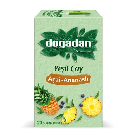 Doğadan Açai Ananas Yeşil Çay 20'Li 34 Gr