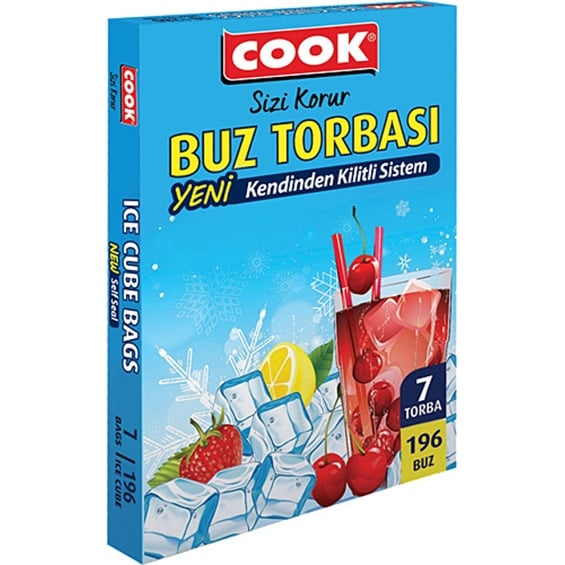 Cook Kendinden Kilitli Buz Torbası 7'li