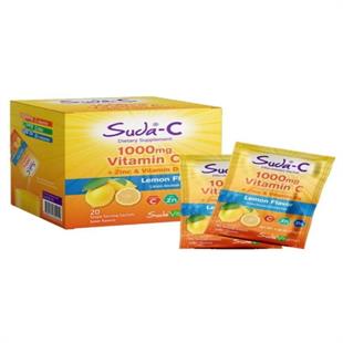 Suda Vitamin C Limon Aromalı 1000 mg Zinc Vitamin D3 20 Saşe