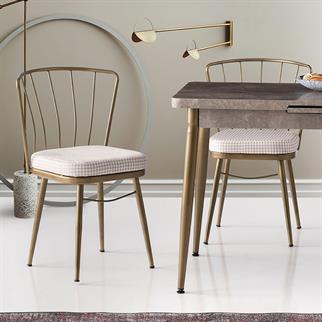 Karataş YZ-981 Yıldız Sandalye/Cappuccino/Gordion