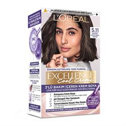 Loreal Paris Excellence Cool Creme Saç Boyası 5.11 Ekstra Küllü Açık Kahve