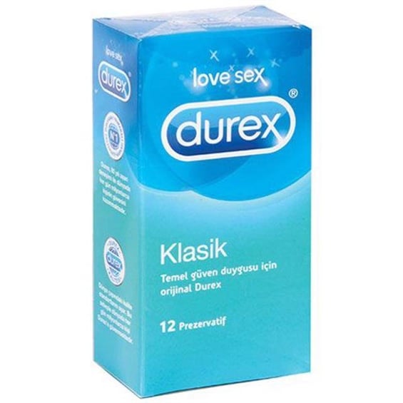 Durex Klasik Prezervatif 12'li