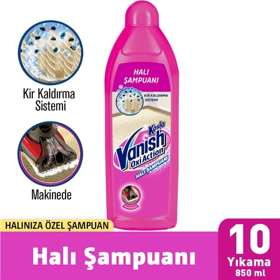 Vanish Kosla Halı Şampuanı - Makine 850 ml
