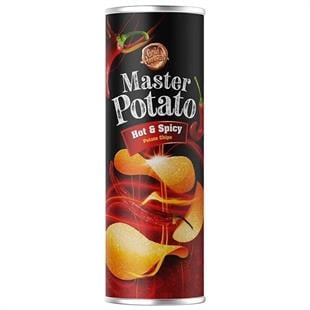 Master Potato Cips Hot Spicy 110g Acılı Baharatlı Patates Cipsi