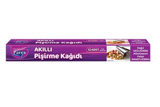 Parex Akıllı Pişirme Kağıdı 12 Adet 42 x 37 Cm