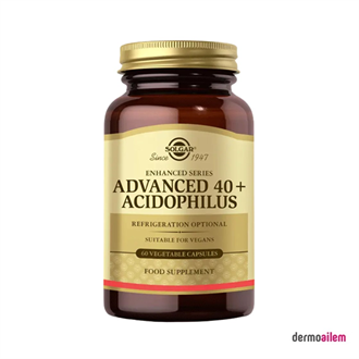Solgar Advanced 40+ Acidophilus 60 Kapsül