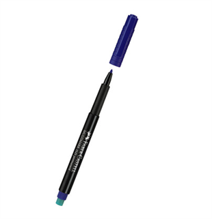 Faber-Castell Asetat Kalemi Permanent M Seri Mavi 152551