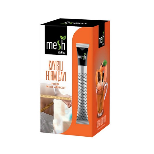 Mesh Stick Kayısılı Form Çayı 16'lı