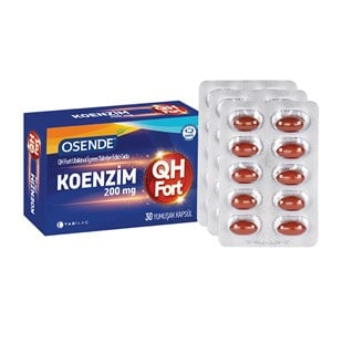 Osende Koenzim QH Fort 200 mg 30 Kapsül