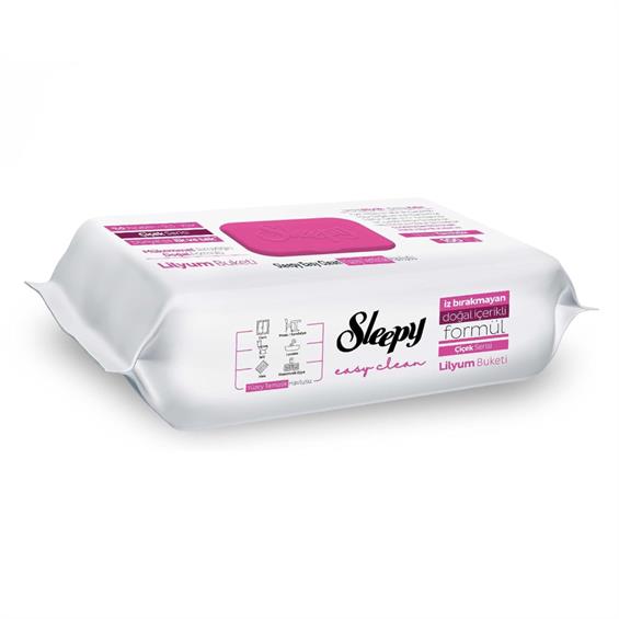 Sleepy Yüzey Temizleme Havlusu Lilyum Buketi 100li
