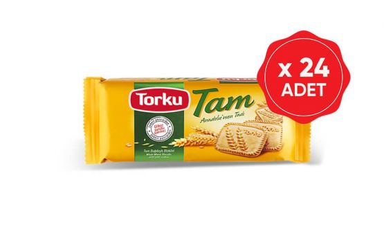 Torku Tam Buğdaylı Bisküvi 131 Gr x 24 Adet