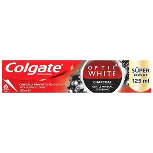 Colgate Optic White Aktif Kömür Beyazlatıcı Diş Macunu 125 ml