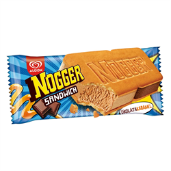 Algida Nogger Sandwich Çikolata Karamel 145 ml