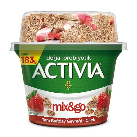 Danone Activia Mix & Go Çilek 183 gr