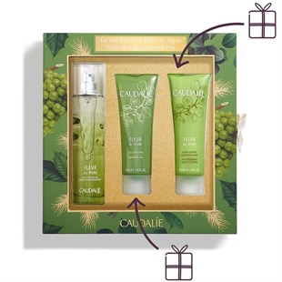 Caudalie Fleur De Vigne Set ( Fleur De Vigne Parfüm & Duş Jeli & Vücut Losyonu )