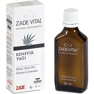 Zade Vital Kenevir Tohumu Yaği 50 ml