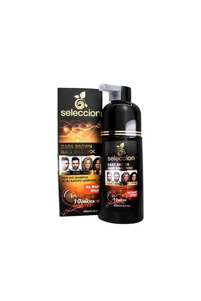 Seleccion Beyaz Kapatıcı Şampuan Koyu Kahve 300 ml