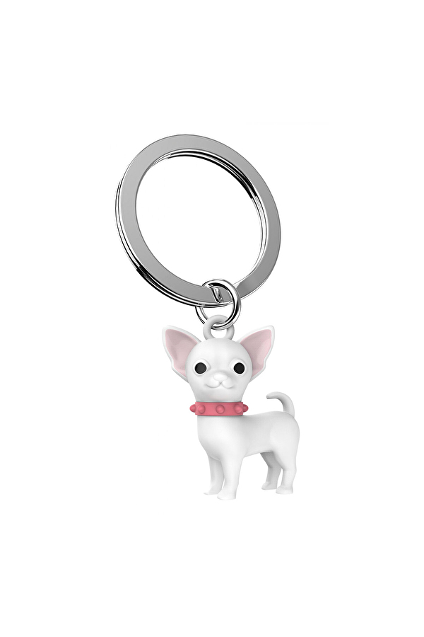 Metalmorphose  Chihuahua Köpek Anahtarlık BEYAZ MTM254-01