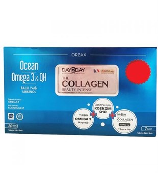 Ocean Omega 3 & QH 30 Kapsül + Day2Day The Collagen Beauty İntense 7 Saşe