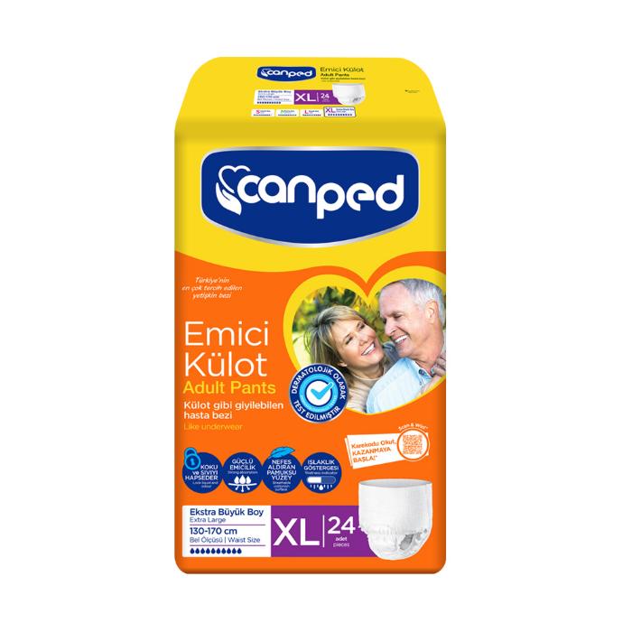 Canped Ekstra Large Boy Emici Külot 24 lü
