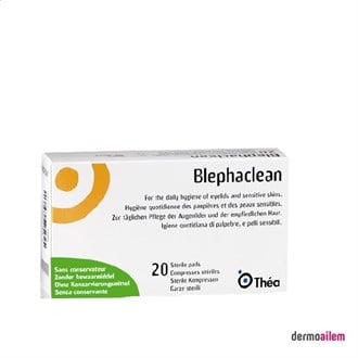 Blephaclean 20 Adet Göz Makyaj Temizleme Mendili 2 ADET