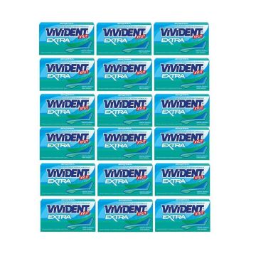 Vivident Extra Sakız Mentol ve Nane Aromalı 26 Gr x 18 Adet