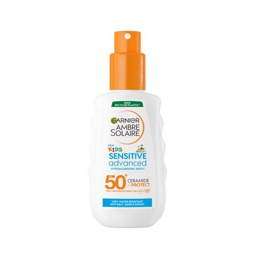 Garnier Ambre Solaire Kids Sensitive Advanced SPF 50 + Çocuk Güneş Spreyi 150ml