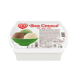 Algida Boncremo Kakao/Vanilya/Fıstık Dondurma 1400 Ml