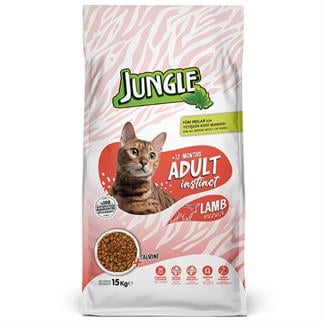 Jungle Kuzulu Yetişkin Kedi Maması 15 kg