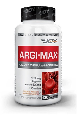 Bigjoy Vitamins Argi-Max 120 Kapsül