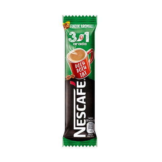 Nescafe 3'ü 1 Arada Fındıklı 17gr