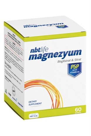 NBT Life Magnezyum Bisglisinat ve Sitrat 60 Kapsül