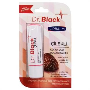 Dr. Black Lip Balm Çilekli