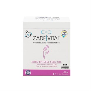 Zade Vital Deve Dikeni Tohumu Yaği 25 Yumuşak Kapsül