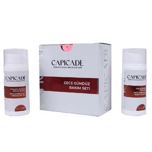 Capicade Gece Gündüz Bakim Seti - Gece Serumu 30 ml + Gündüz Kremi 30 ml