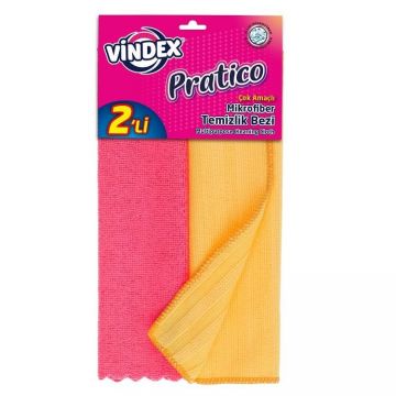 Vindex Pratico Çok Amaçlı Mikrofiber Bez 2 Adet