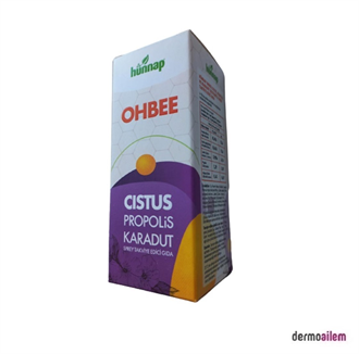 Hünnap OHBEE Cistus Propolis Karadut Sprey 30 ml