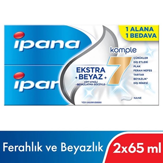İpana Diş Macunu Komple 7 Ekstra Beyaz 65 ml