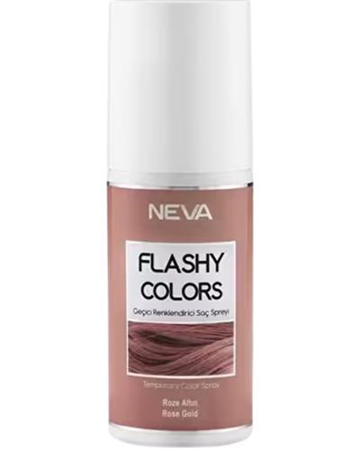 Flashy Colors Geçici Renk Saç Spreyi - Roze Altın 75 ml